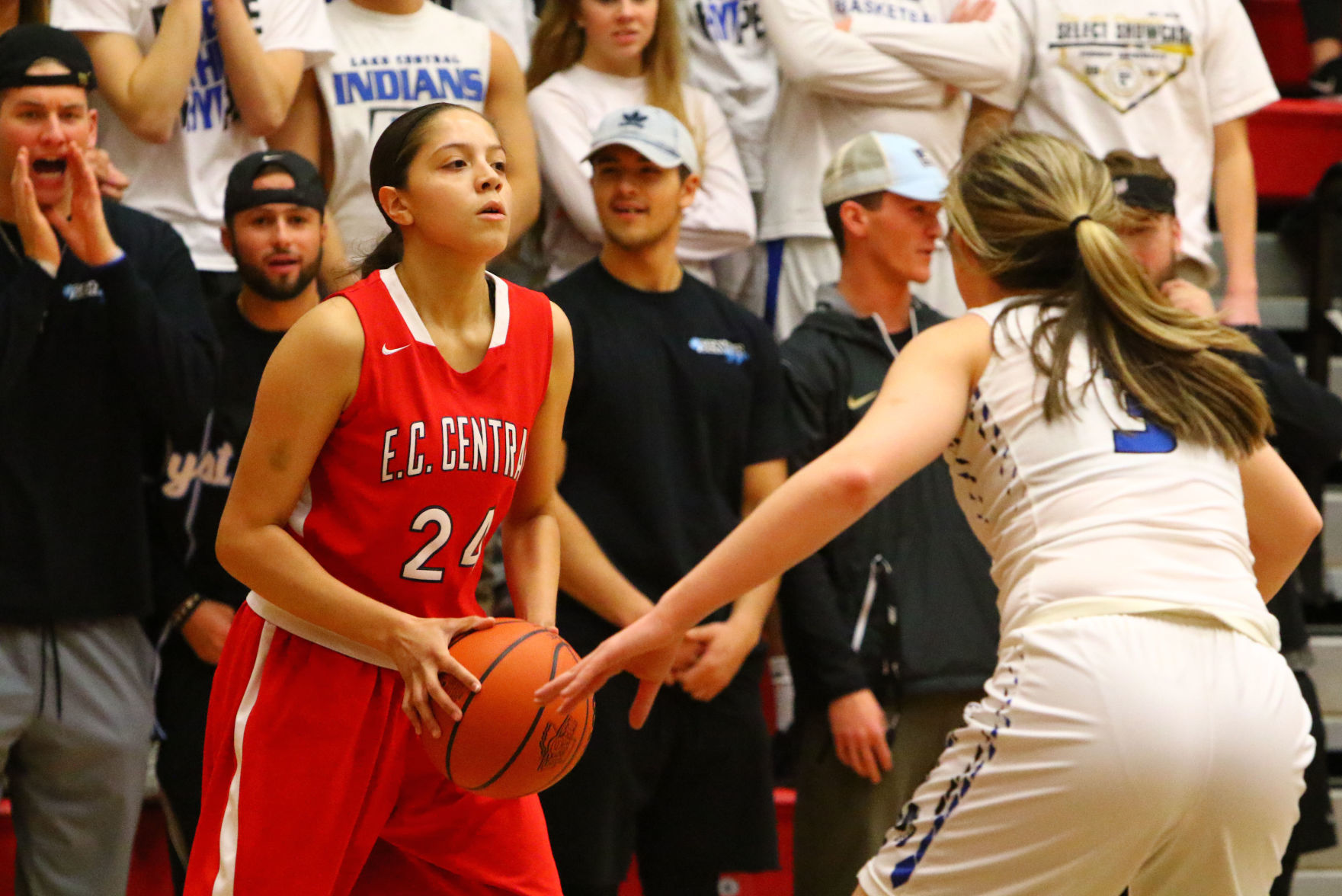 Gallery: Girls Basketball Sectional Finals - E.C. Central vs. Lake Central